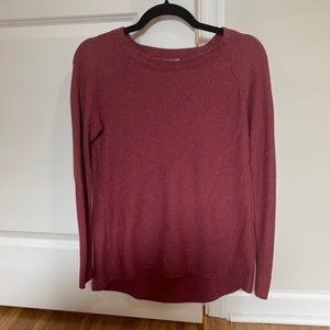 Loft - sweater - maroon - medium